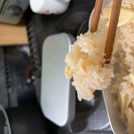 TSUBAKI RICE　FOR　CAMP　with gwamps　１合